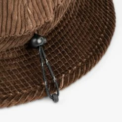 Câbleami 5W Corduroy Metro Hat - Brown -Howlin's Shop CABLEAMI CORDUROYMOTROHAT BROWN 03