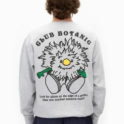 Public Possession Club Botanic Crewneck - Heather Grey -Howlin's Shop CLUB BOTANIC CREWNECK 02 775x1129 2x bf04b25c 4cdd 4bd9 af9d 444e6fbe7d7c