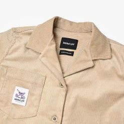 Howlin' Cocktails For The Girls Please Shirt - Sand Summer Corduroy (Women) 10 Howlin' Cocktails For The Girls Please Shirt - Sand Summer Corduroy (Women) -Howlin's Shop COCKTAILS FOR THE GIRLS PLEASE SHIRT SAND2