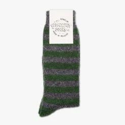 Howlin' Cosmonaut Socks - Dark Grey / Green