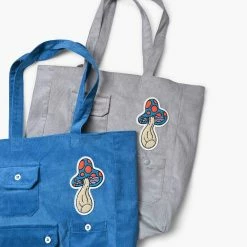 Howlin' Like Me Tote Record Bag - Grey *Ltd. -Howlin's Shop LIKE ME TOTE ALL SUMMER CORDUROY 3 SS22copy