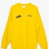 Public Possession Logo Crewneck - Yellow -Howlin's Shop LOGOCREWNECK YELLOW AW20