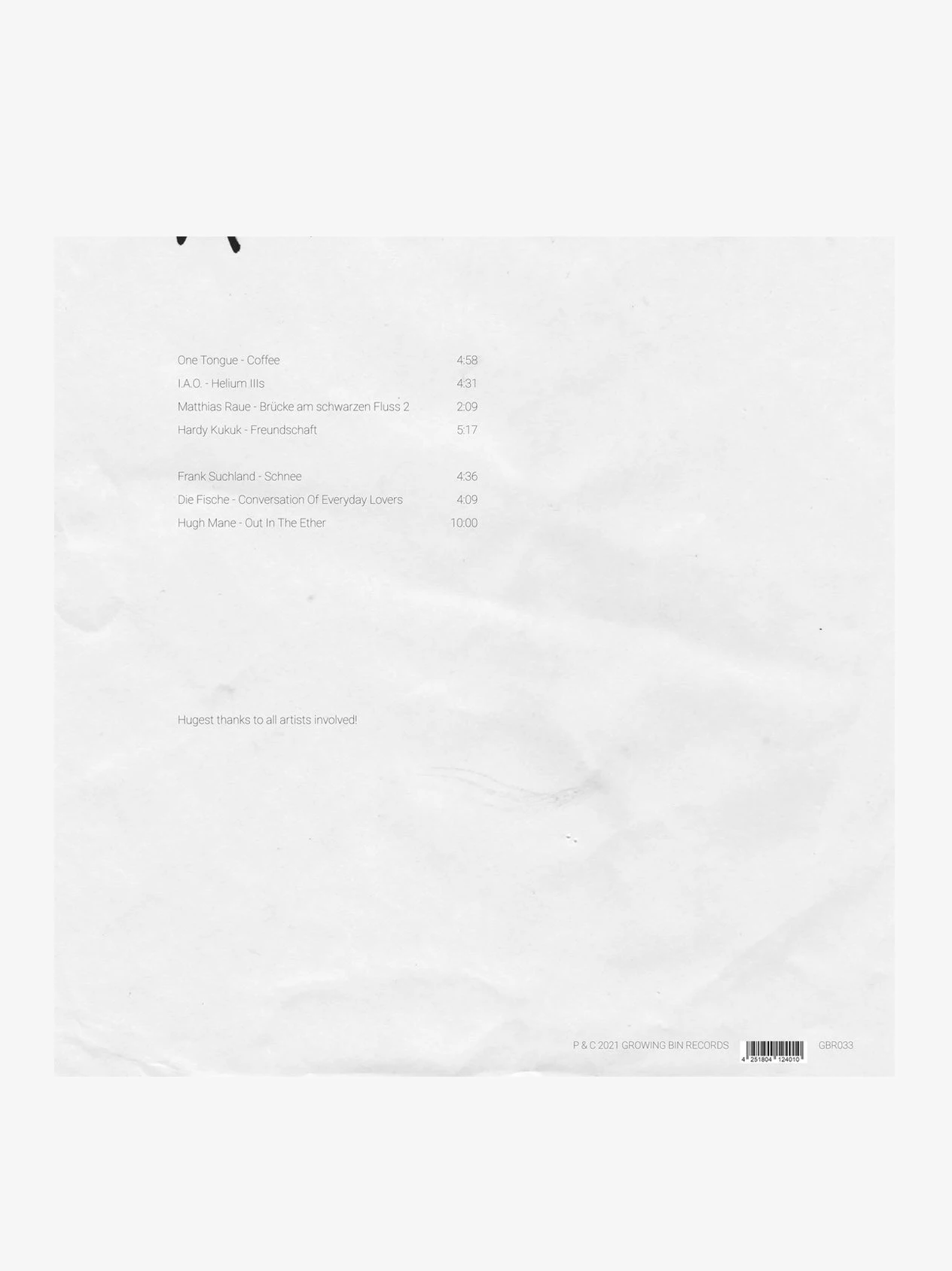 Music Various Artists - Lucky Are Those Who Hear The Birds Sing LP 4 Music Various Artists - Lucky Are Those Who Hear The Birds Sing LP - Image 2