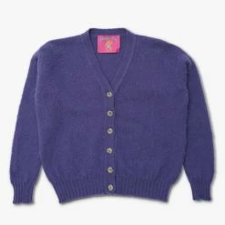 Howlin' Shaggy Bear Cardigan - Purple Eyes (Women)