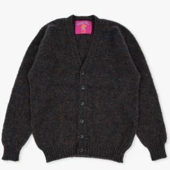 Howlin' Shaggy Bear Cardigan - Stardust