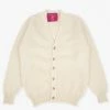 Howlin' Shaggy Bear Cardigan - White -Howlin's Shop SHAGGY BEAR CARDIGAN WHITE 1 AW22 scaled