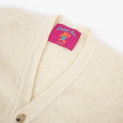 Howlin' Shaggy Bear Cardigan - White -Howlin's Shop SHAGGY BEAR CARDIGAN WHITE 6 AW22 scaled