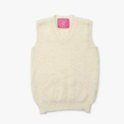 Howlin' Shaggy Bear Slipover - White (Women)