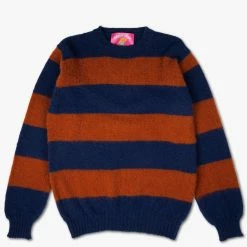 Howlin' Shaggy Bear Chunky Stripes - Rustic