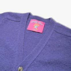 Howlin' Shaggy Bear Cardigan - Purple Eyes -Howlin's Shop SHAGGYBEARCARDIGAN PURPLEEYES 2