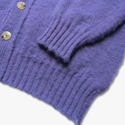 Howlin' Shaggy Bear Cardigan - Purple Eyes -Howlin's Shop SHAGGYBEARCARDIGAN PURPLEEYES 3