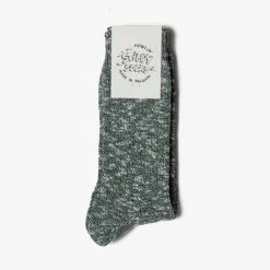 Howlin' Stimpy Socks - Dark Green