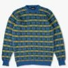 Howlin' Tartan Crewneck - Blue -Howlin's Shop TARTANCREWNECK BLUE 1