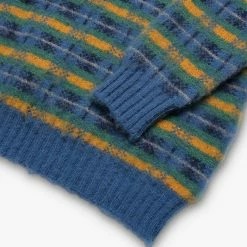 Howlin' Tartan Crewneck - Blue -Howlin's Shop TARTANCREWNECK BLUE 3