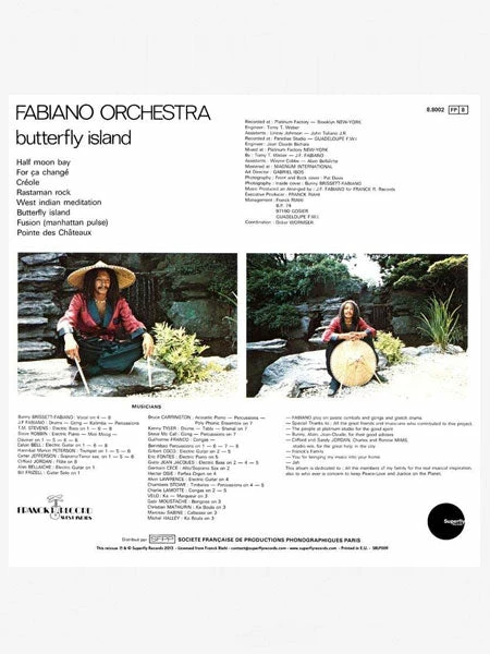 Music Fabiano Orchestra - Butterfly Island LP 4 Music Fabiano Orchestra - Butterfly Island LP - Image 2