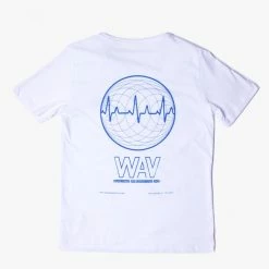 We Are Various WAV Logo T-shirt - White (Women) ** Limited Edition -Howlin's Shop wav white wmn 1 1